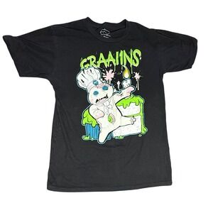 Goodie Two Sleeves Graaiins Zombie Chef Graphic Print‎ T-Shirt Medium